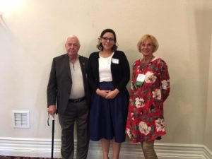 Leona valley Sertoma awards a scholarship to Veronica Castro