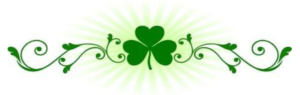 st. patrick's day green clover graphic