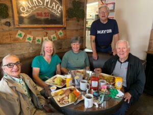 Leona Valley Sertoma members and friends enjoy St. Patrick's Day 2022 fundraiser at Jack's Place.